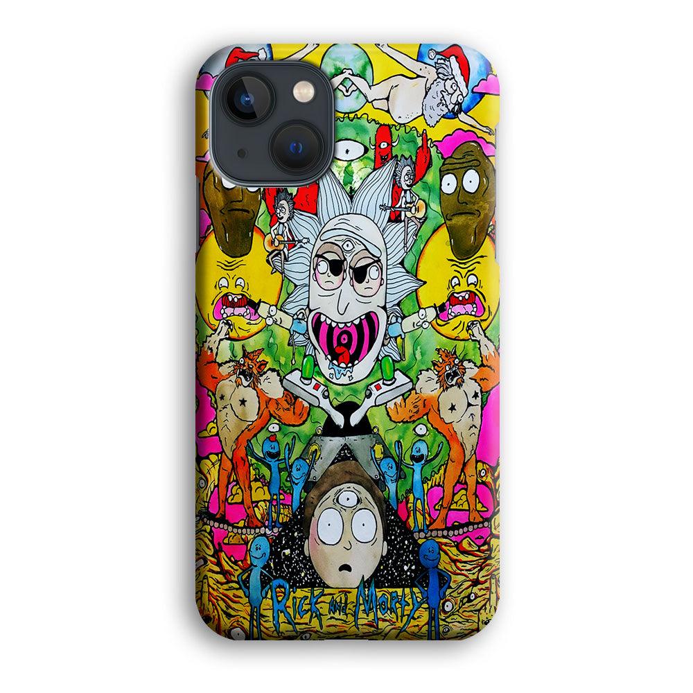 The Crazy Of Rick iPhone 13 Mini Case-Plastic / Full Wrap (3D Case)-Xtracase