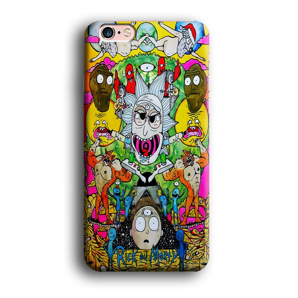 The Crazy Of Rick iPhone 6 | 6s Case-Plastic / Full Wrap (3D Case)-Xtracase