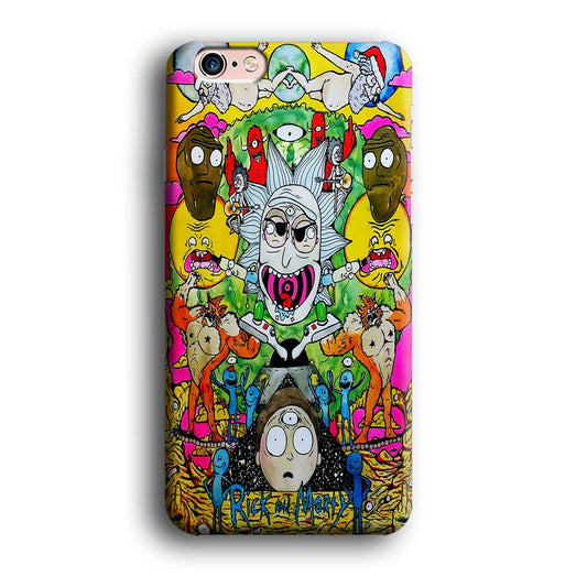 The Crazy Of Rick iPhone 6 | 6s Case-Plastic / Full Wrap (3D Case)-Xtracase