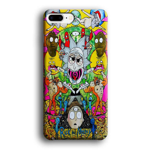 The Crazy Of Rick iPhone 8 Plus Case-Plastic / Full Wrap (3D Case)-Xtracase