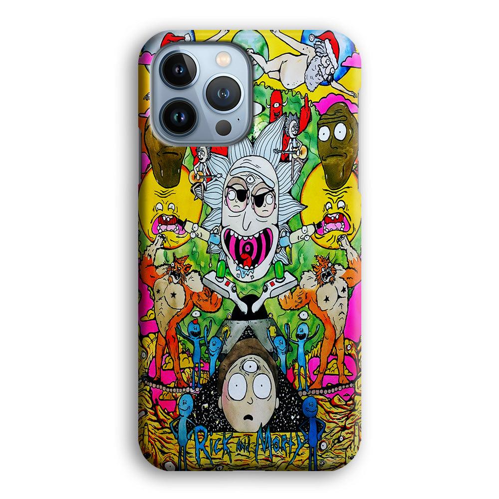 The Crazy Of Rick iPhone 13 Pro Max Case-Plastic / Full Wrap (3D Case)-Xtracase