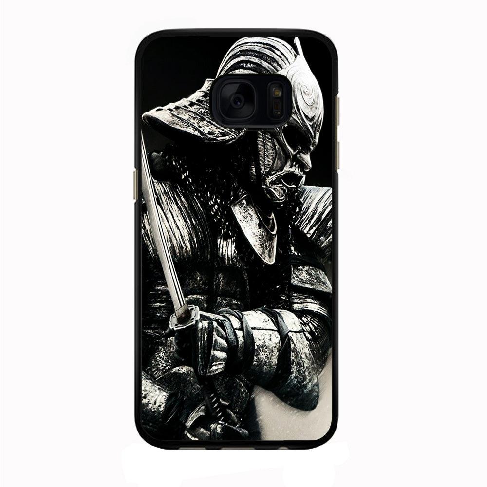 The Dark Samurai Samsung Galaxy S7 Case-Rubber / Black (2D Case)-Xtracase