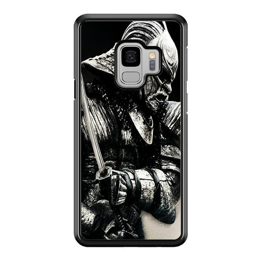 The Dark Samurai Samsung Galaxy S9 Case-Rubber / Black (2D Case)-Xtracase