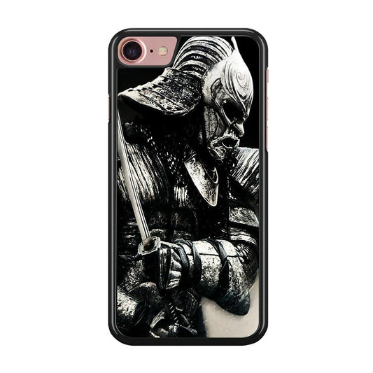 The Dark Samurai iPhone 8 Case-Rubber / Black (2D Case)-Xtracase