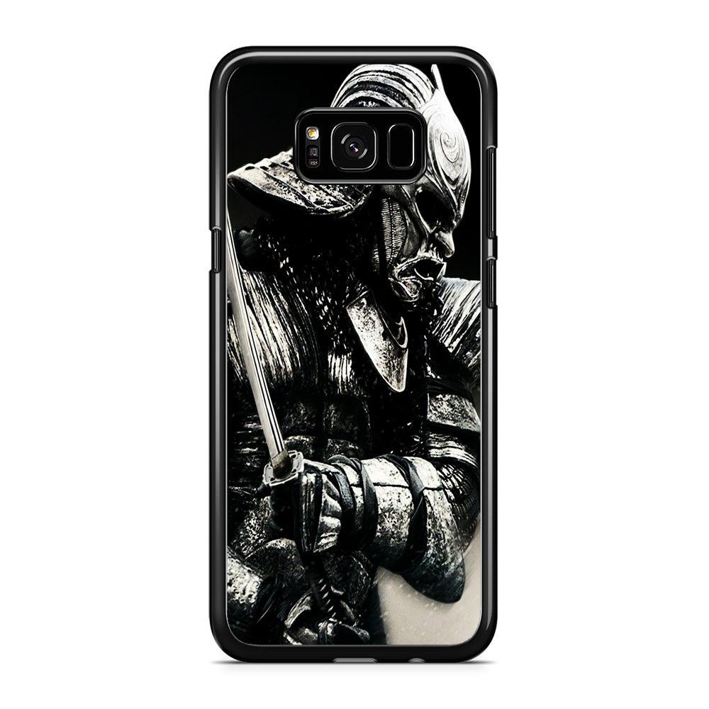 The Dark Samurai Samsung Galaxy S8 Case-Rubber / Black (2D Case)-Xtracase