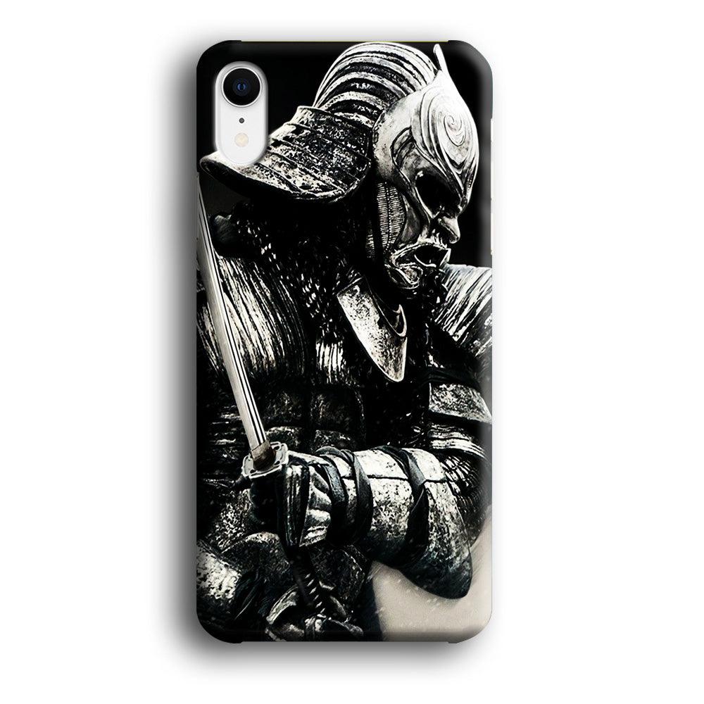 The Dark Samurai iPhone XR Case-Plastic / Full Wrap (3D Case)-Xtracase