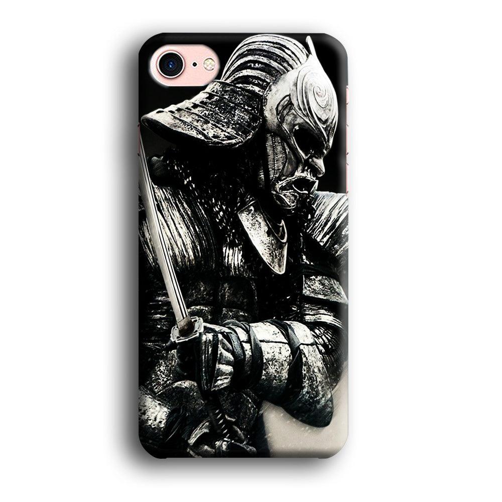 The Dark Samurai iPhone 8 Case-Plastic / Full Wrap (3D Case)-Xtracase