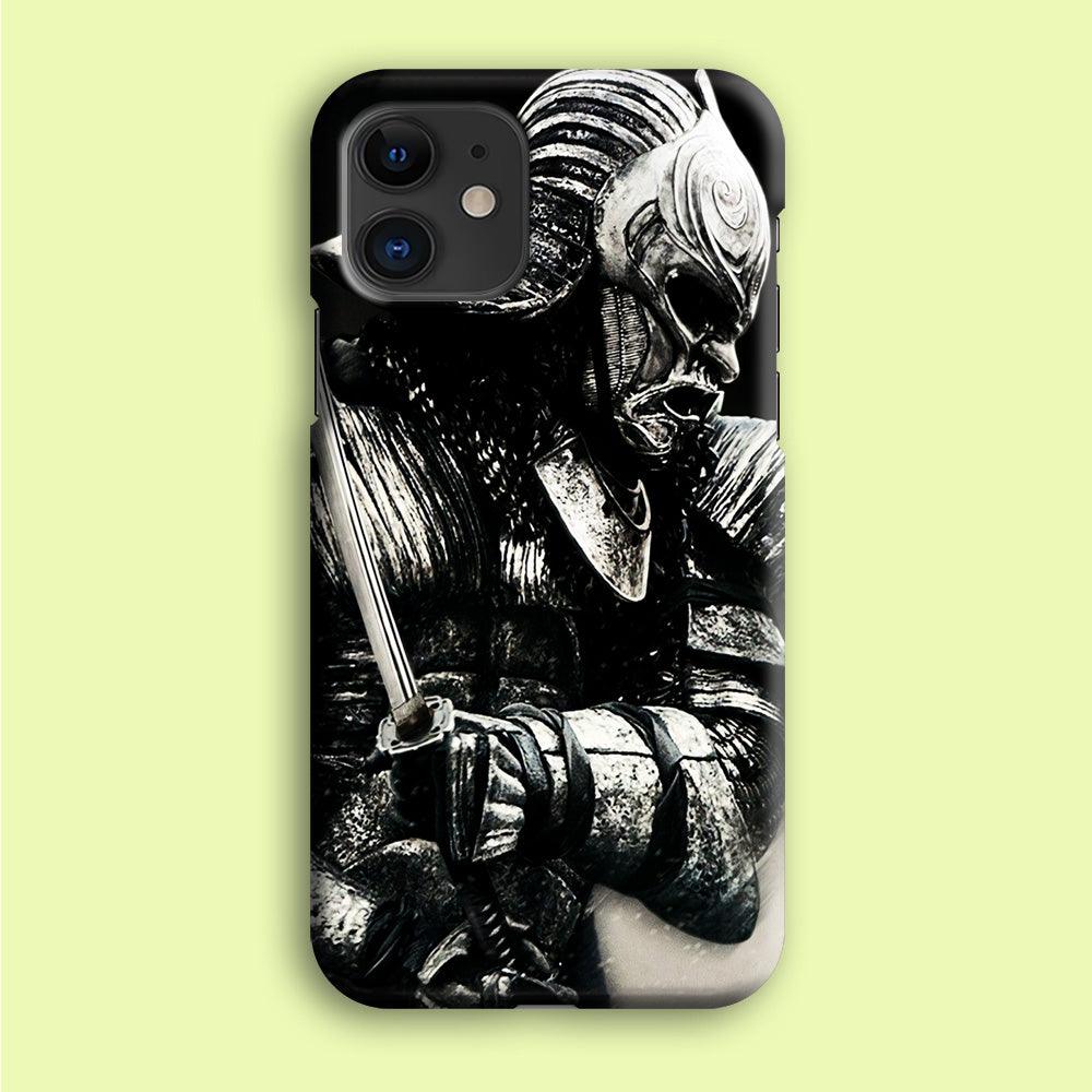 The Dark Samurai iPhone 12 Case-Plastic / Full Wrap (3D Case)-Xtracase