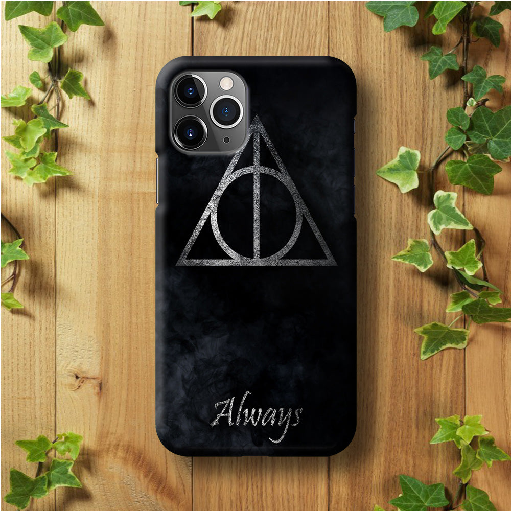 The Deathly Hallows Symbol Always Stripe iPhone 11 Pro Max Case