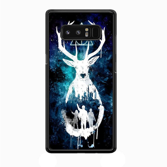 The Deathly Hallows Symbol Deer Samsung Galaxy Note 8 Case-Plastic / Full Wrap (3D Case)-Xtracase