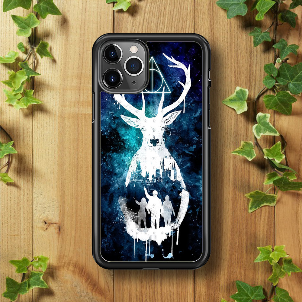 The Deathly Hallows Symbol Deer iPhone 11 Pro Max Case