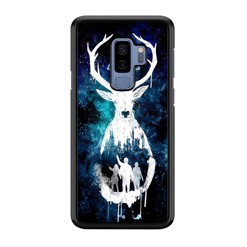 The Deathly Hallows Symbol Deer Samsung Galaxy S9 Plus Case-Plastic / Full Wrap (3D Case)-Xtracase
