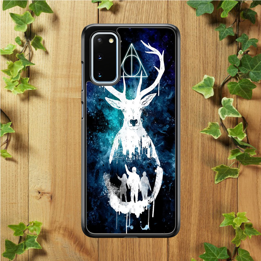 The Deathly Hallows Symbol Deer  Samsung Galaxy S20 Case