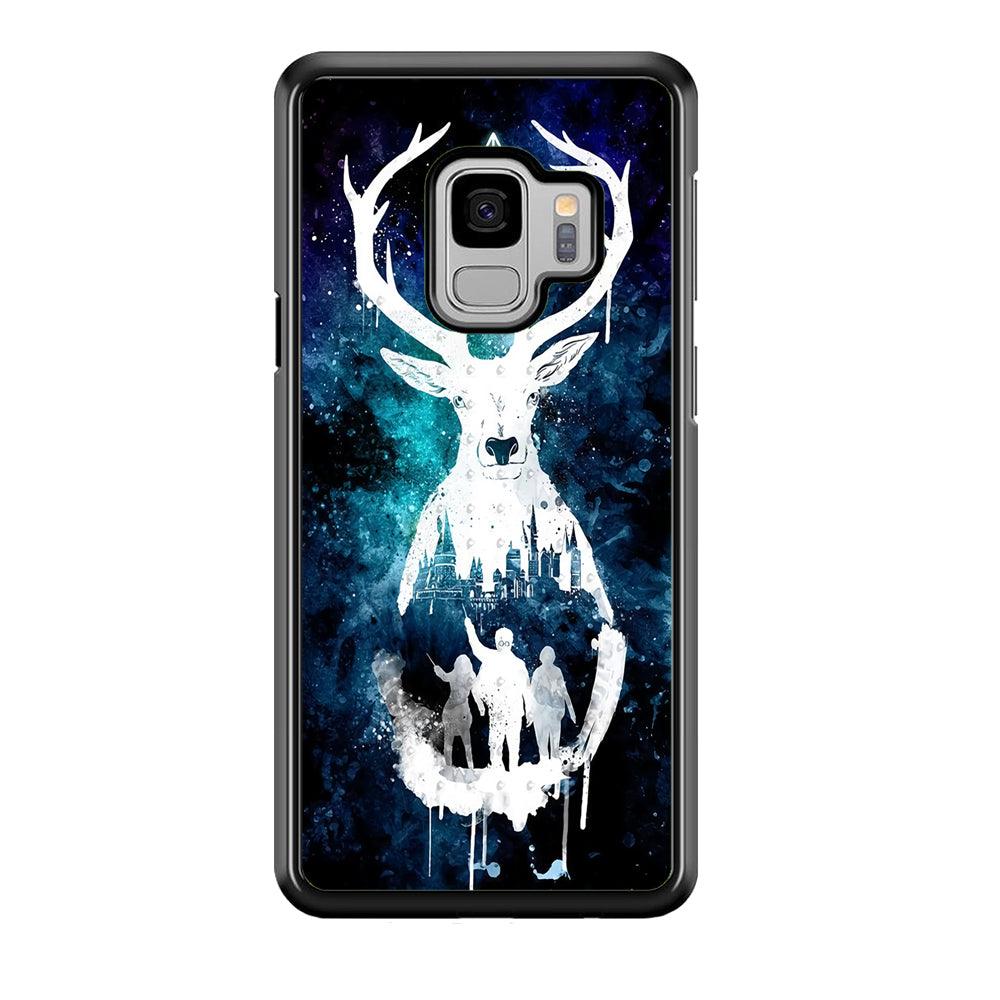 The Deathly Hallows Symbol Deer Samsung Galaxy S9 Case-Plastic / Full Wrap (3D Case)-Xtracase