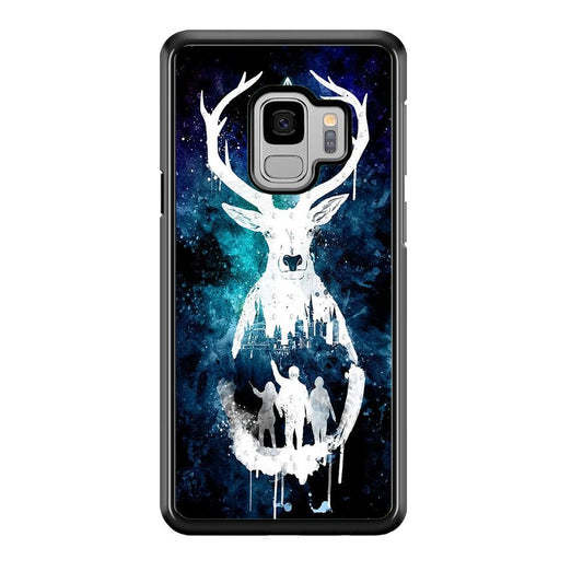 The Deathly Hallows Symbol Deer Samsung Galaxy S9 Case-Plastic / Full Wrap (3D Case)-Xtracase