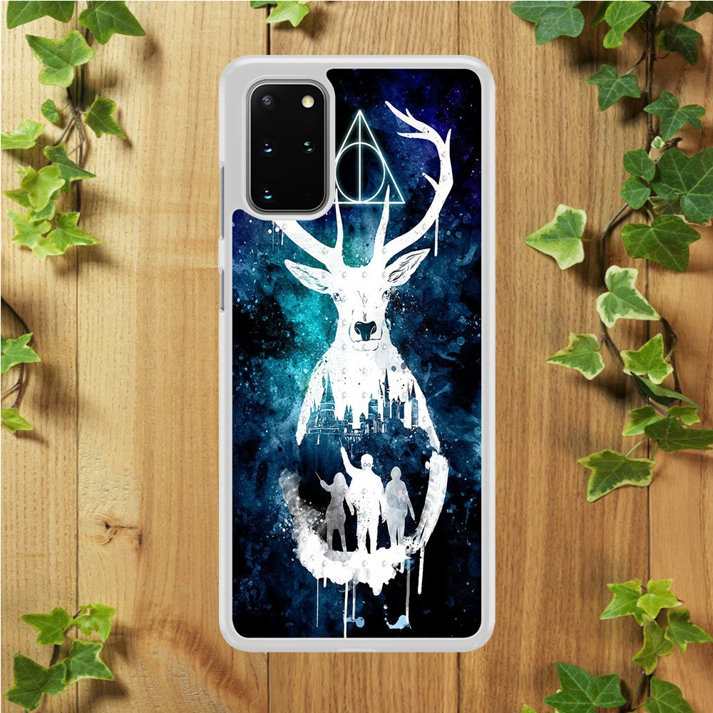 The Deathly Hallows Symbol Deer Samsung Galaxy S20 Plus Case