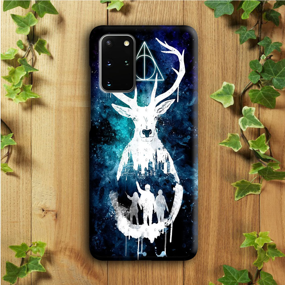 The Deathly Hallows Symbol Deer Samsung Galaxy S20 Plus Case