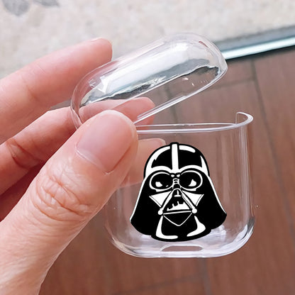 The Head of Darth Vader Hard Plastic Protective Clear Case Cover For Apple Airpods