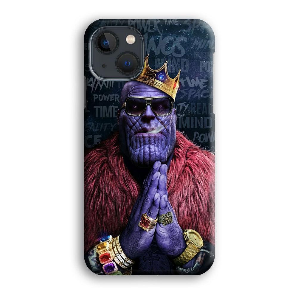 The King Thanos iPhone 13 Mini Case-Plastic / Full Wrap (3D Case)-Xtracase