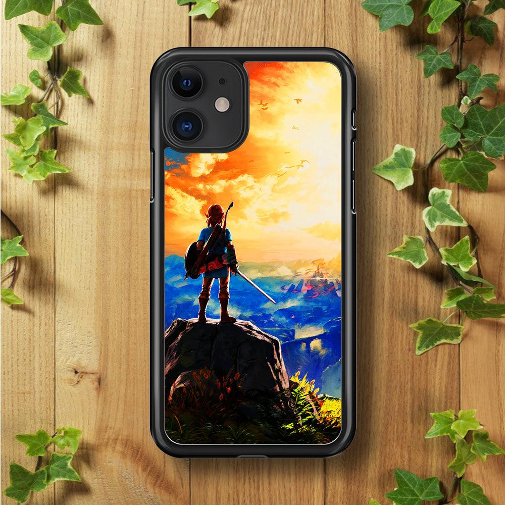 The Legend of Zelda Painting iPhone 11 Case-Rubber / Black (2D Case)-Xtracase
