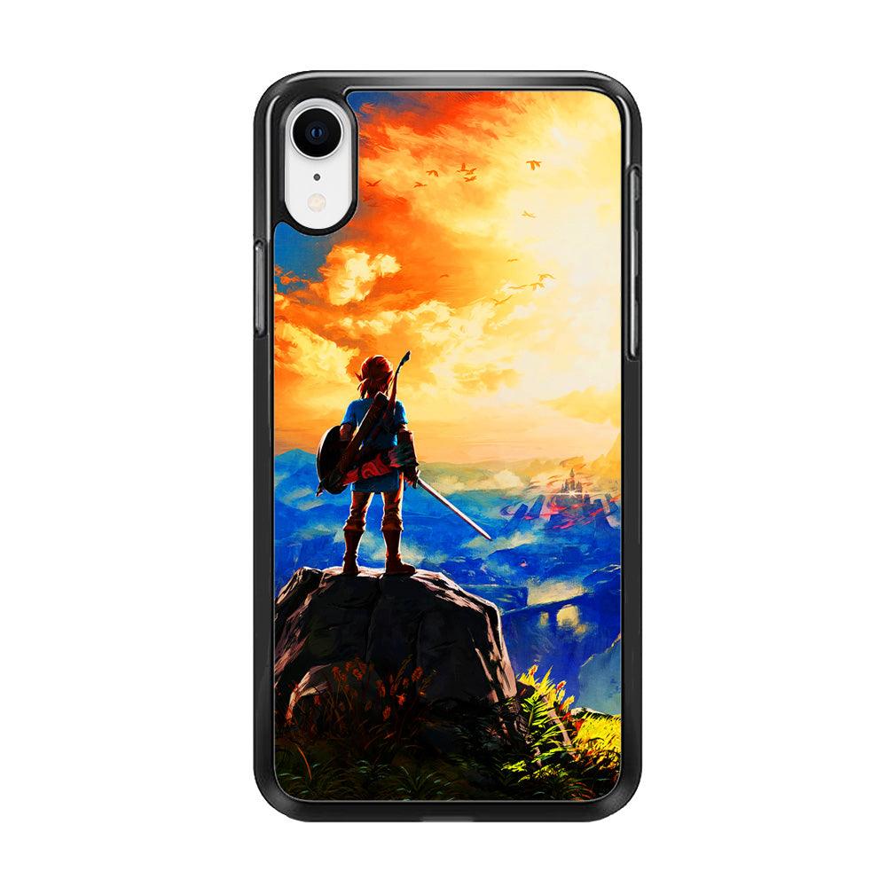 The Legend of Zelda Painting iPhone XR Case-Rubber / Black (2D Case)-Xtracase