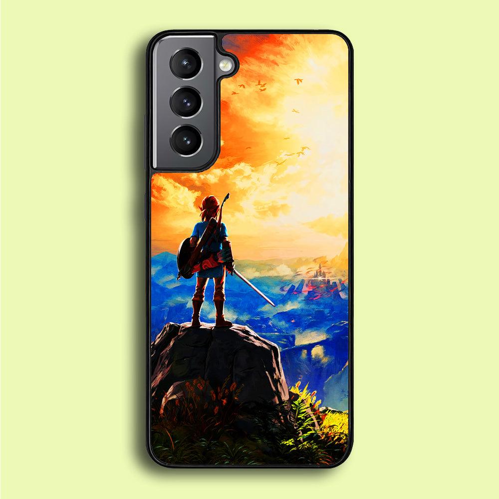 The Legend of Zelda Painting Samsung Galaxy A16 Case-Rubber / Black (2D Case)-Xtracase