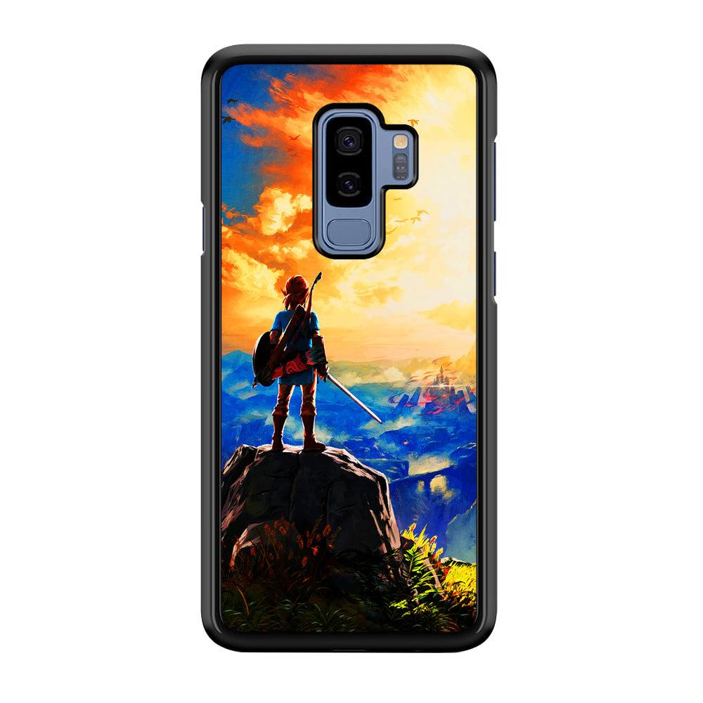 The Legend of Zelda Painting Samsung Galaxy S9 Plus Case-Rubber / Black (2D Case)-Xtracase