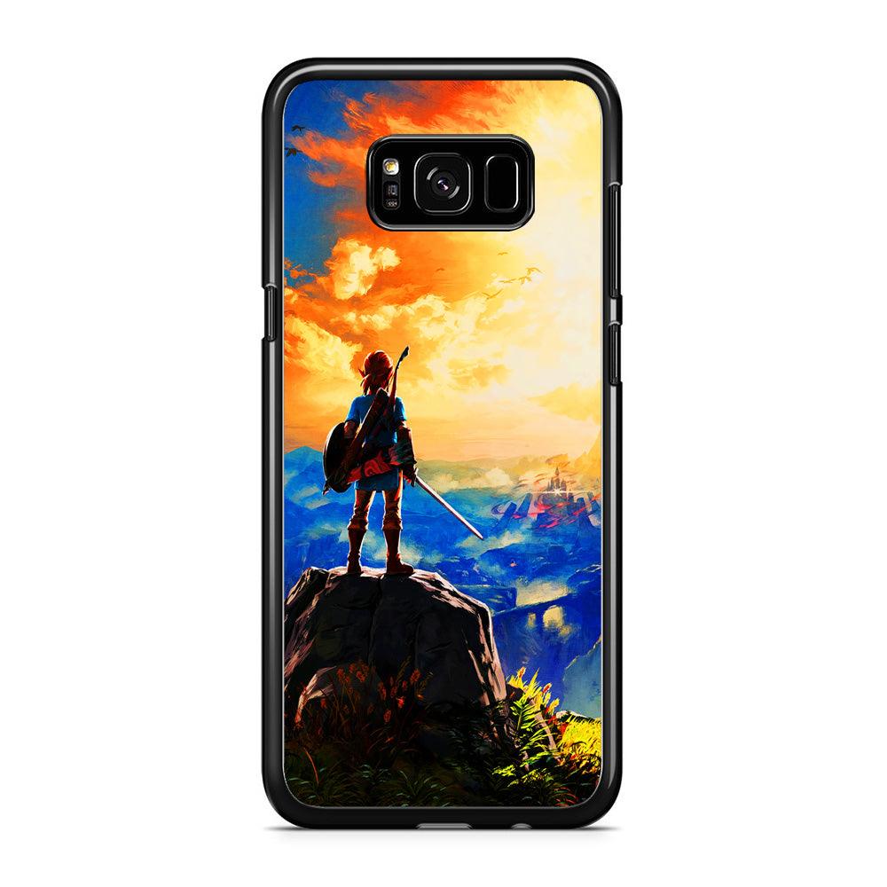 The Legend of Zelda Painting Samsung Galaxy S8 Case-Rubber / Black (2D Case)-Xtracase