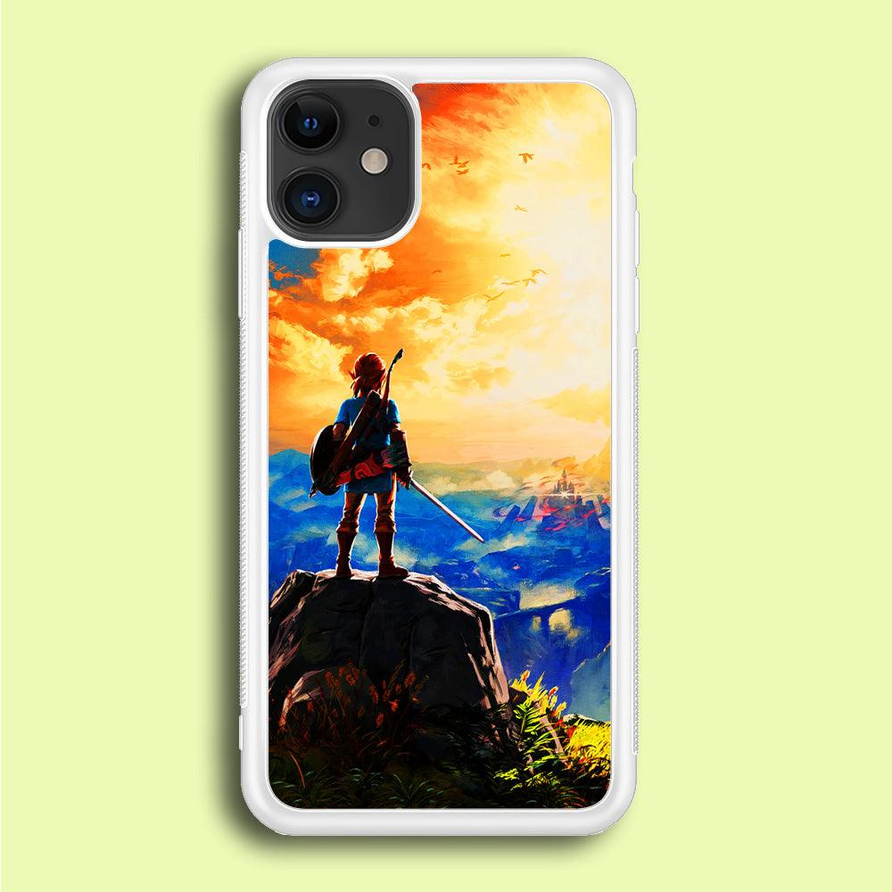 The Legend of Zelda Painting iPhone 12 Case-Rubber / White (2D Case)-Xtracase