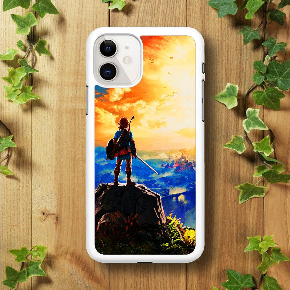 The Legend of Zelda Painting iPhone 11 Case-Rubber / White (2D Case)-Xtracase