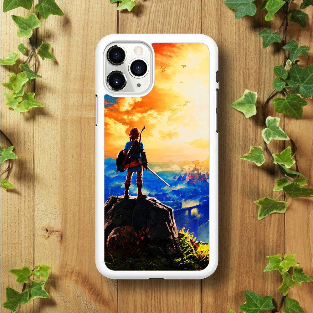 The Legend of Zelda Painting iPhone 11 Pro Max Case-Rubber / White (2D Case)-Xtracase
