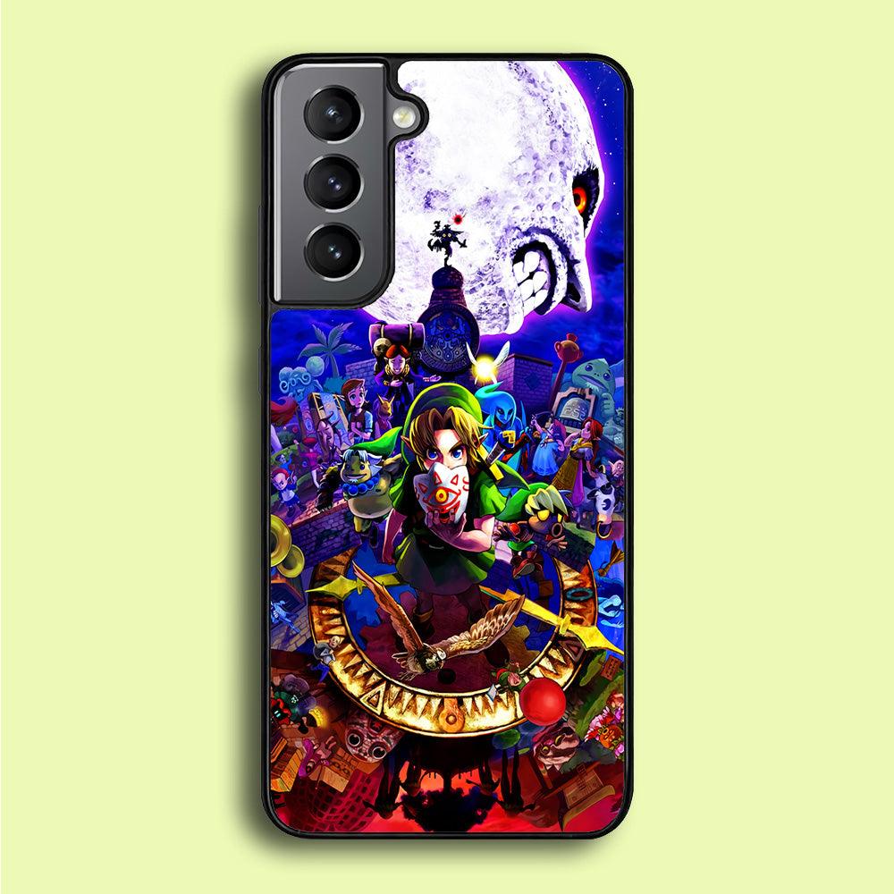 The Legend of Zelda Poster Samsung Galaxy S21 Plus Case-Rubber / Black (2D Case)-Xtracase