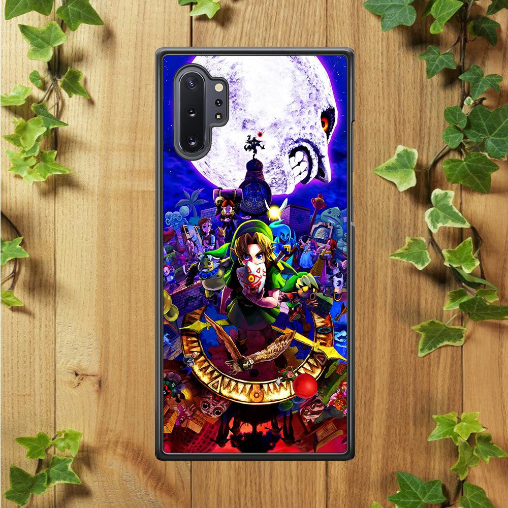 The Legend of Zelda Poster Samsung Galaxy Note 10 Plus Case-Rubber / Black (2D Case)-Xtracase