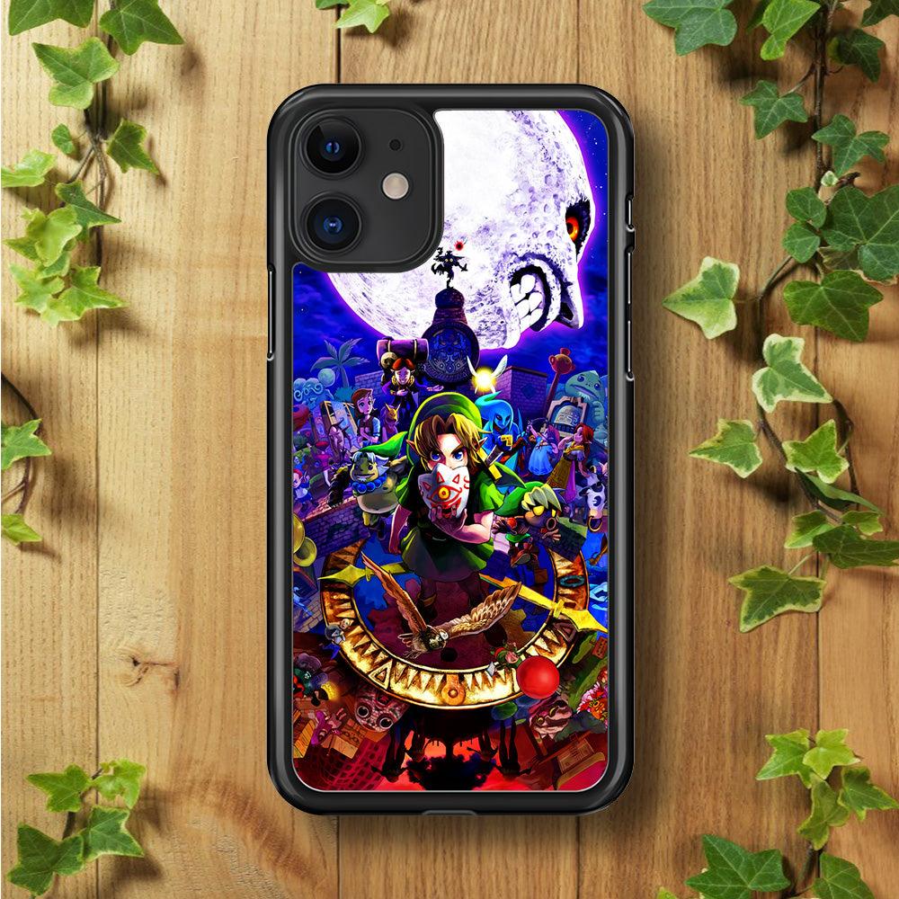 The Legend of Zelda Poster iPhone 11 Case-Rubber / Black (2D Case)-Xtracase