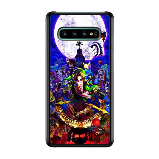The Legend of Zelda Poster Samsung Galaxy S10 Plus Case-Rubber / Black (2D Case)-Xtracase