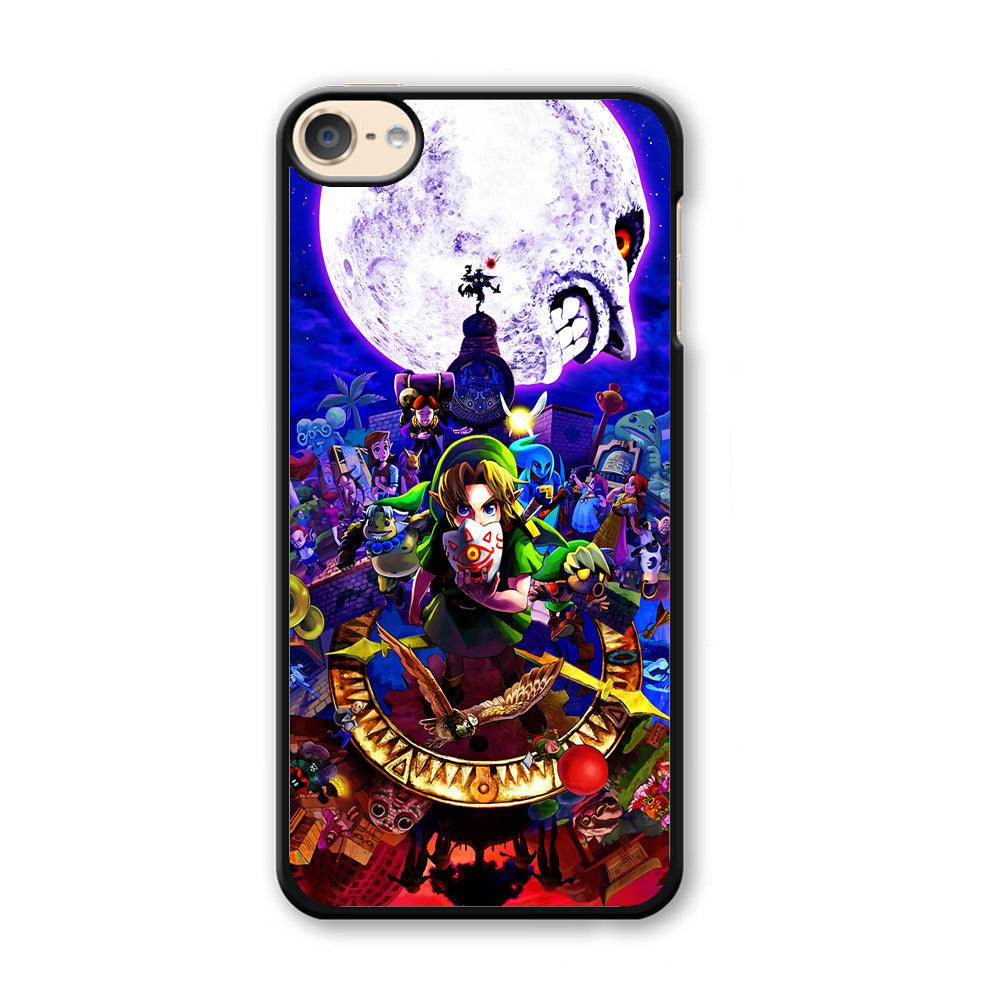The Legend of Zelda Poster iPod Touch 6 Case-Plastic / Black (2D Case)-Xtracase