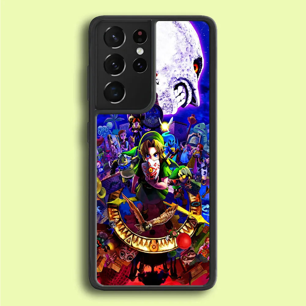 The Legend of Zelda Poster Samsung Galaxy S25 Ultra Case-Plastic / Full Wrap (3D Case)-Xtracase