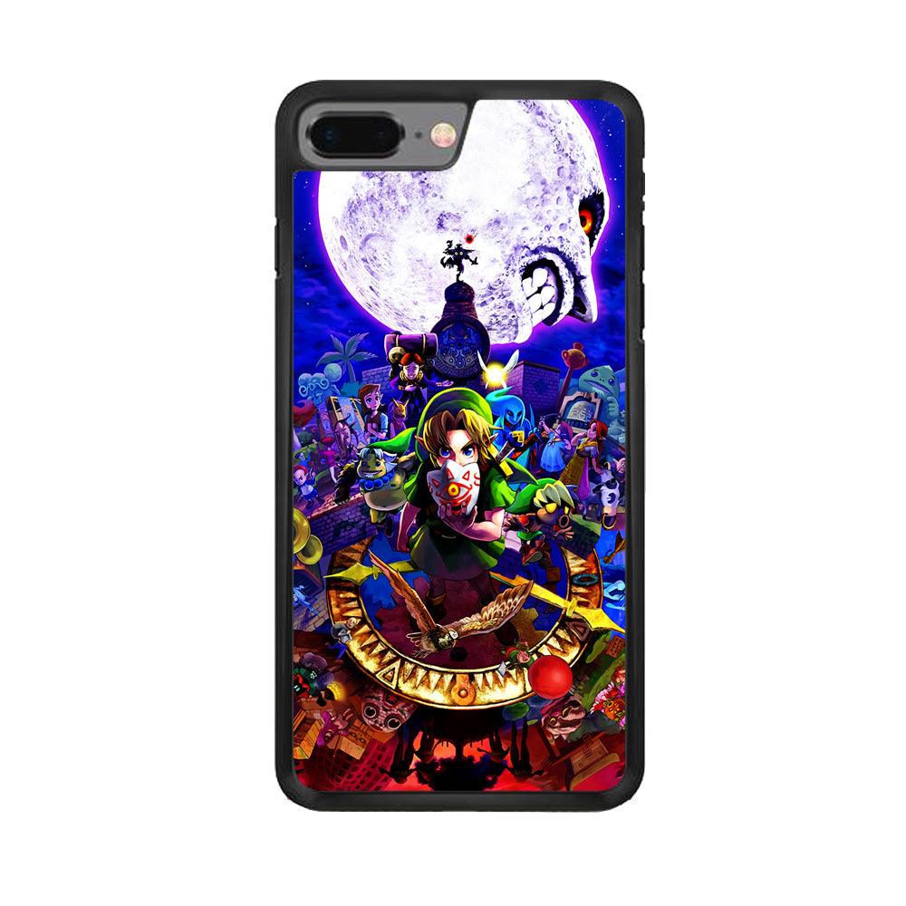 The Legend of Zelda Poster iPhone 8 Plus Case-Rubber / Black (2D Case)-Xtracase