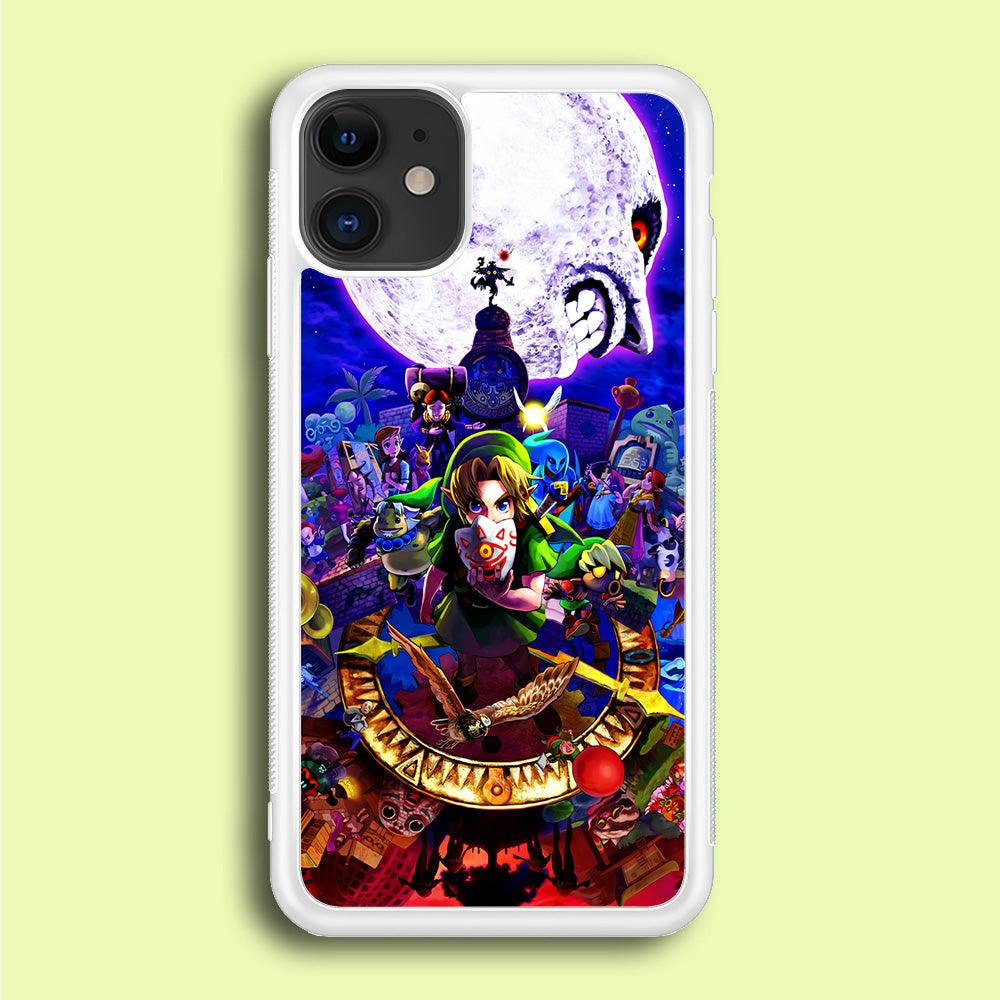 The Legend of Zelda Poster iPhone 12 Case-Rubber / White (2D Case)-Xtracase