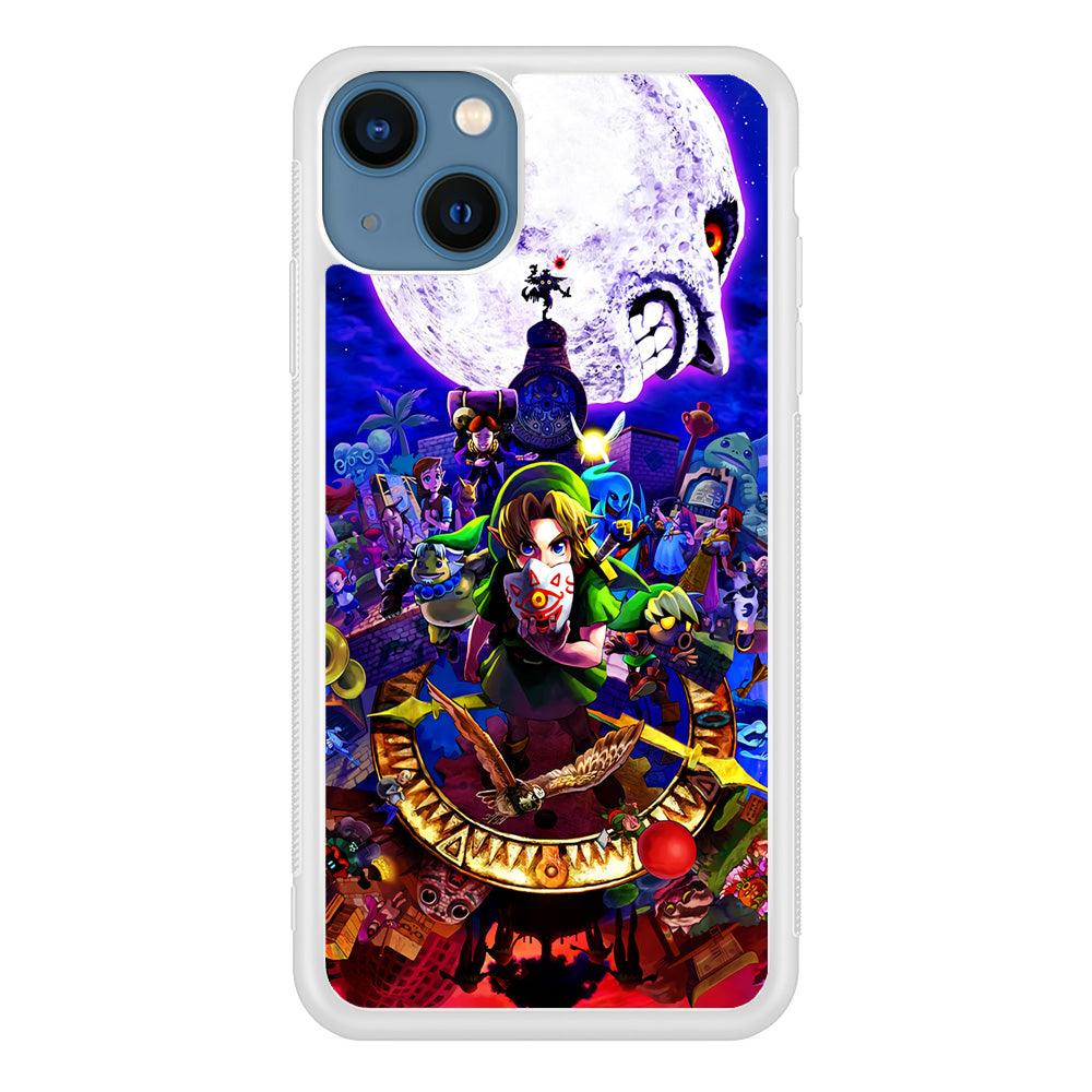 The Legend of Zelda Poster iPhone 13 Mini Case-Rubber / White (2D Case)-Xtracase
