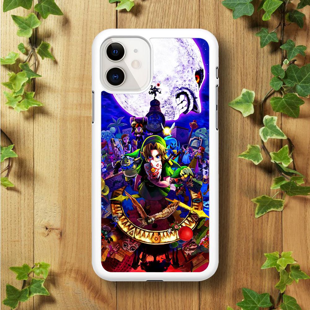 The Legend of Zelda Poster iPhone 11 Case-Rubber / White (2D Case)-Xtracase