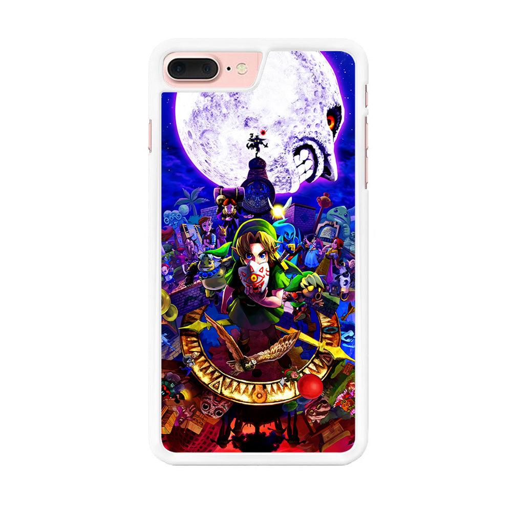 The Legend of Zelda Poster iPhone 8 Plus Case-Rubber / White (2D Case)-Xtracase