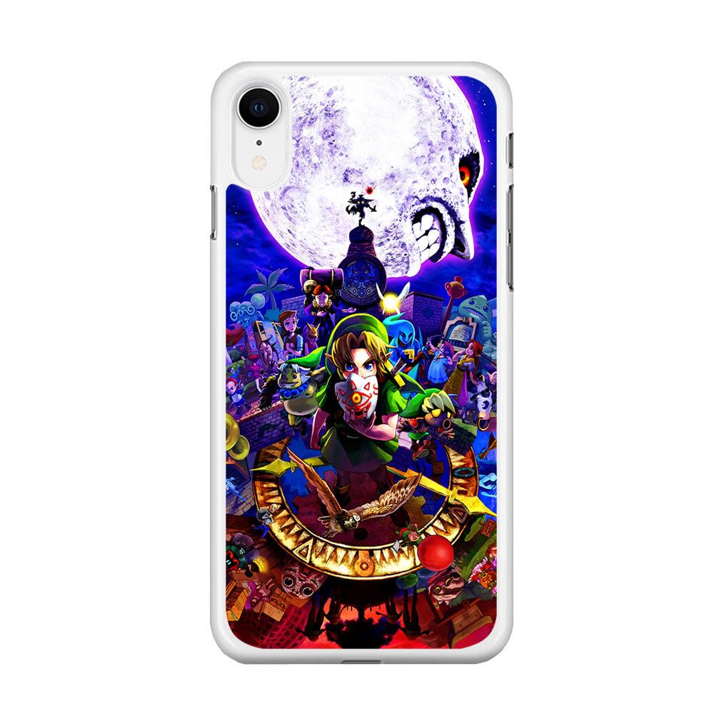 The Legend of Zelda Poster iPhone XR Case-Rubber / White (2D Case)-Xtracase