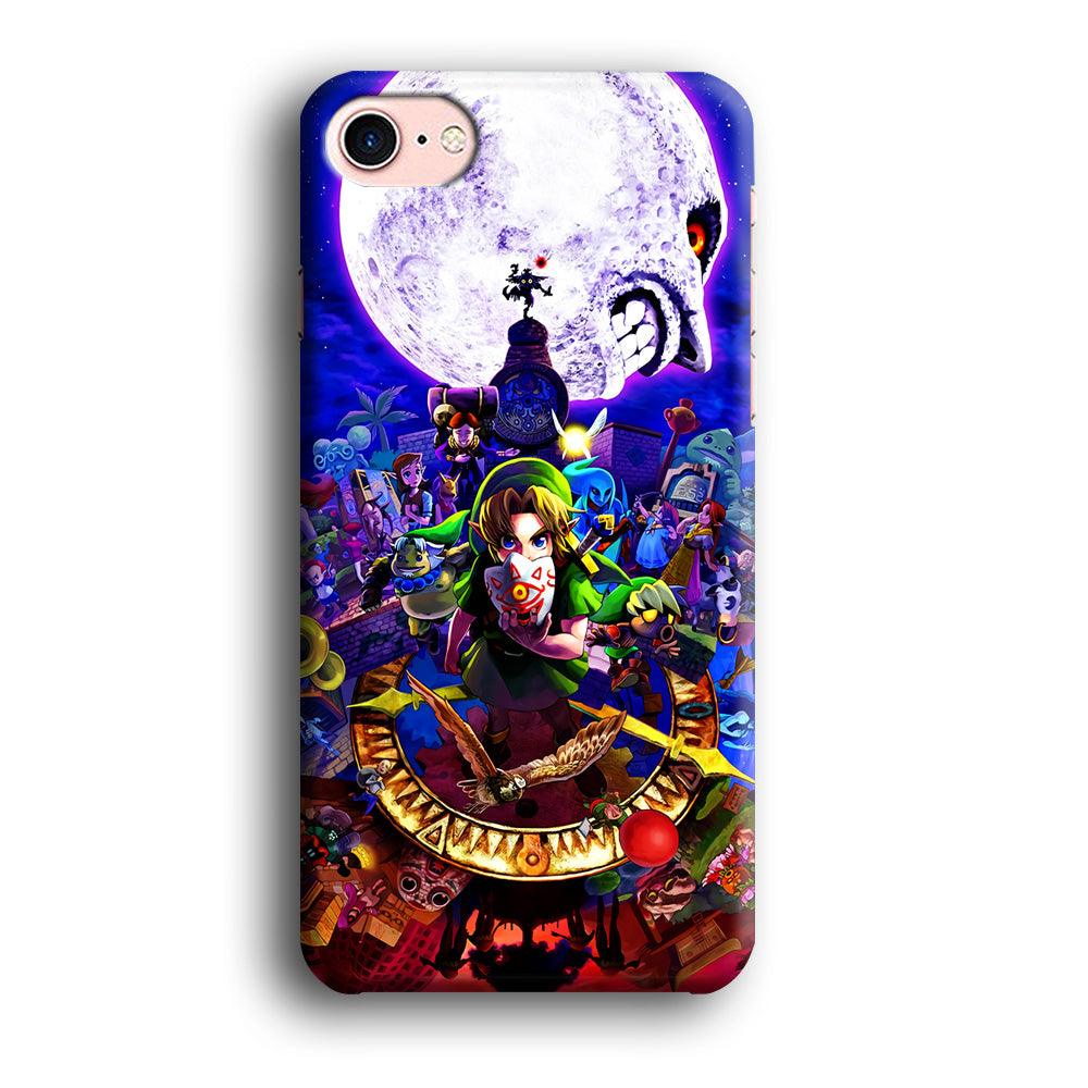 The Legend of Zelda Poster iPhone 8 Case-Plastic / Full Wrap (3D Case)-Xtracase