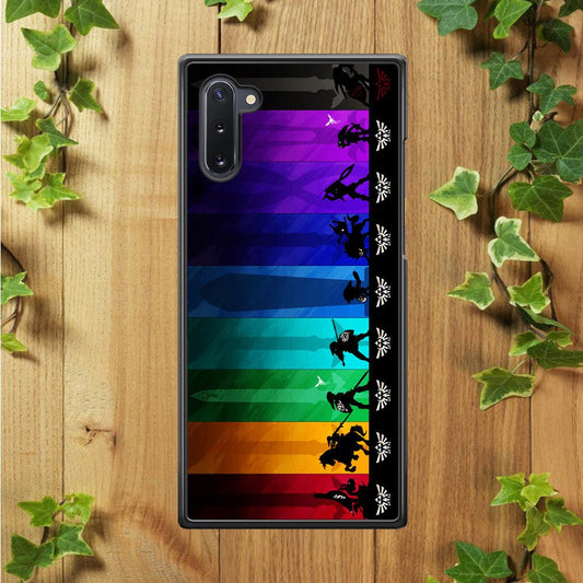 The Legend of Zelda Silhouette Samsung Galaxy Note 10 Case-Plastic / Full Wrap (3D Case)-Xtracase