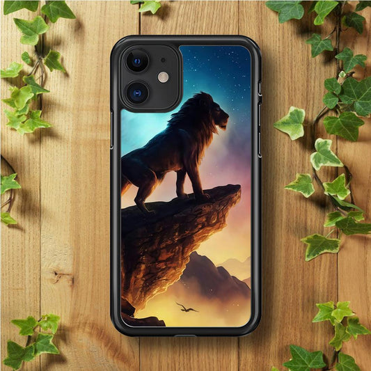 The Lion King iPhone 11 Case-Rubber / Black (2D Case)-Xtracase