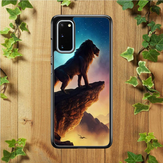 The Lion King Samsung Galaxy S20 Case-Rubber / Black (2D Case)-Xtracase