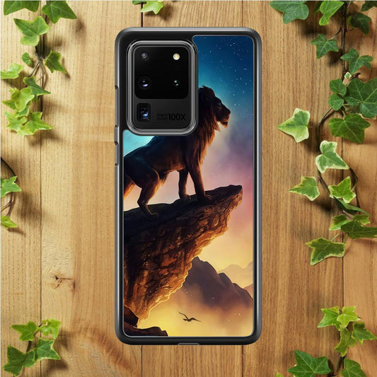 The Lion King Samsung Galaxy S20 Ultra Case-Rubber / Black (2D Case)-Xtracase
