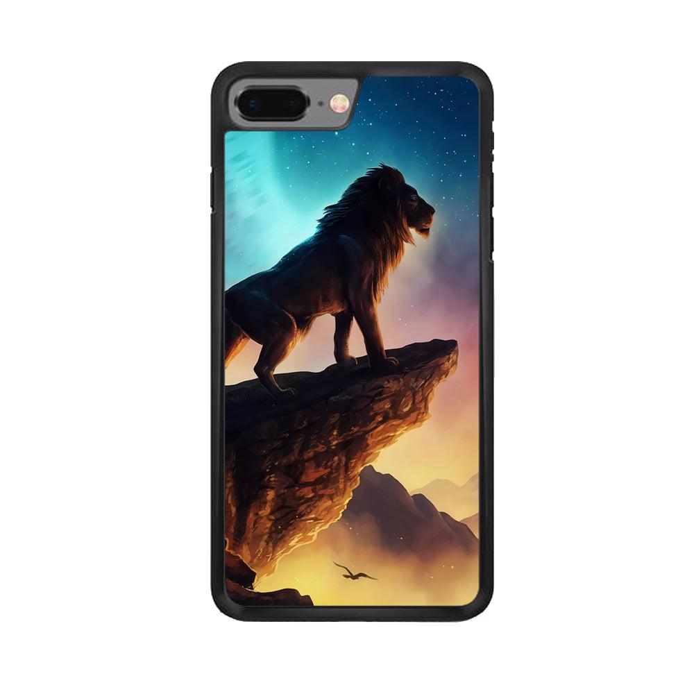 The Lion King iPhone 7 Plus Case-Rubber / Black (2D Case)-Xtracase