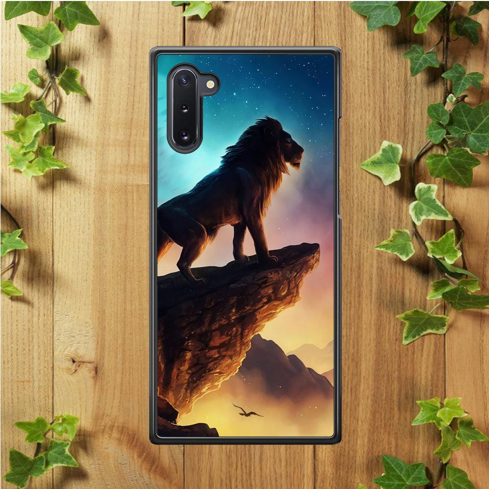 The Lion King Samsung Galaxy Note 10 Case-Rubber / White (2D Case)-Xtracase